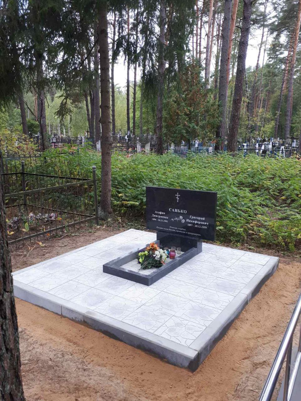 установка памятников